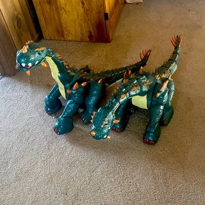 Big toy dinosaurs!